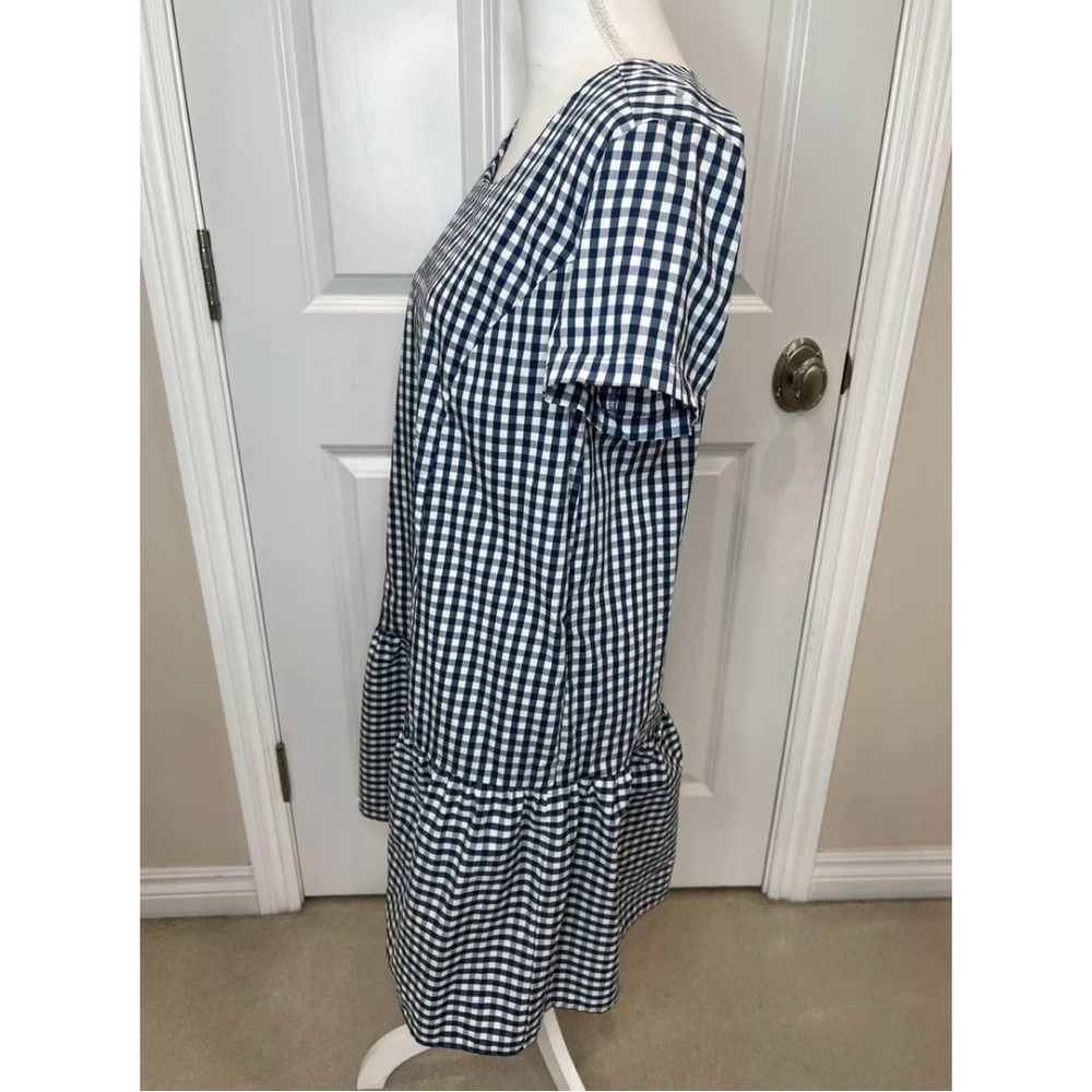 J. Crew Universal Thread Gingham Poplin Dress - image 5